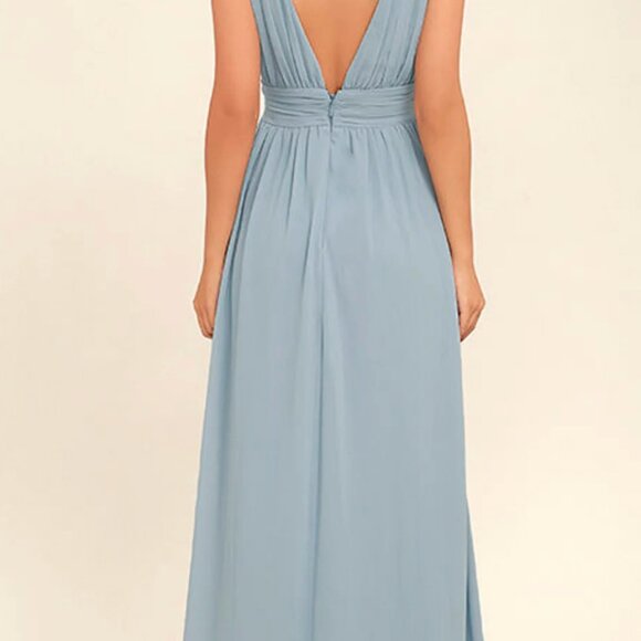Lulus Heavenly Hues Light Blue Maxi Dress - Picture 3 of 7